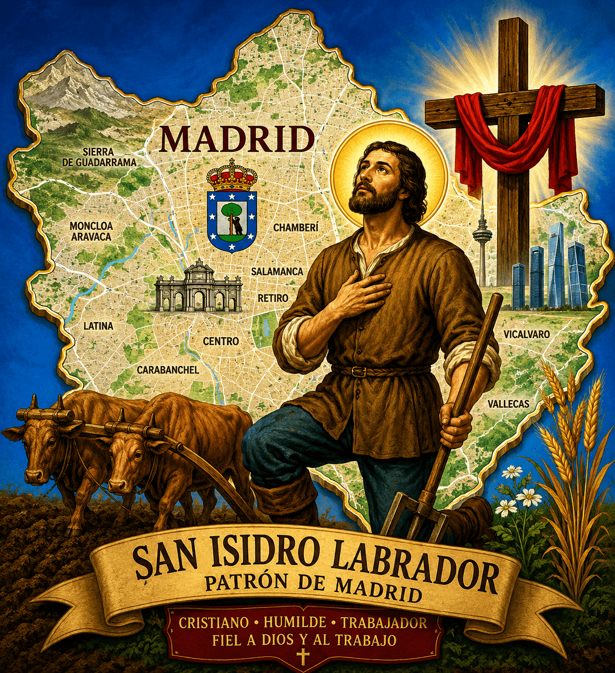 San Isidro Labrador. De Madrid a las Navas de Tolosa